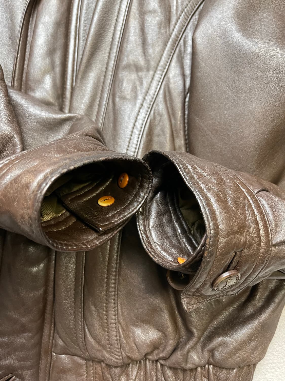 [90] 생로랑 빈티지 가죽자켓 - 95-100 가능 - 라이더자켓 상품이미지8