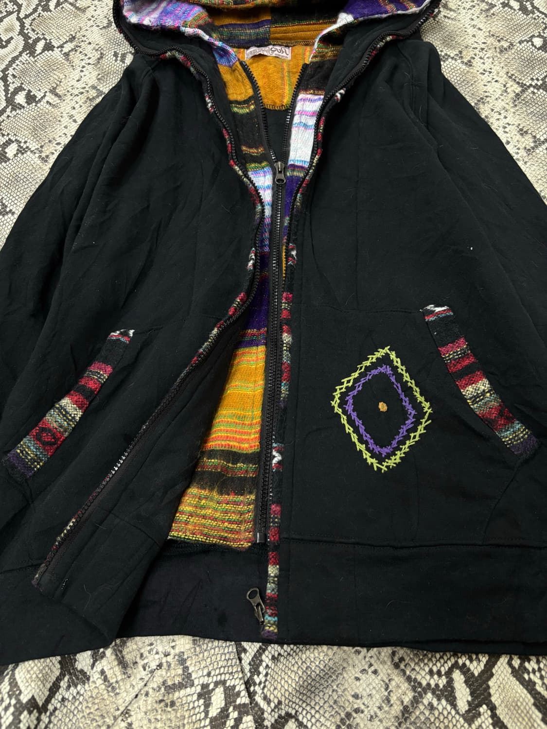“G.O.A” 00’s hippie Mood 2Hooded Layered 상품이미지4