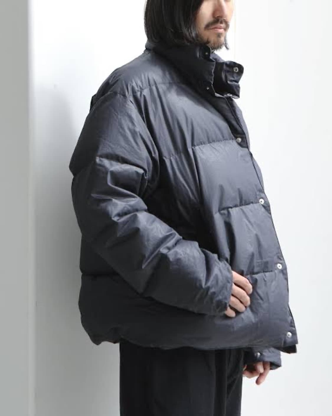 [3] comoli 23aw 나일론 다운 자켓 패딩 상품이미지1
