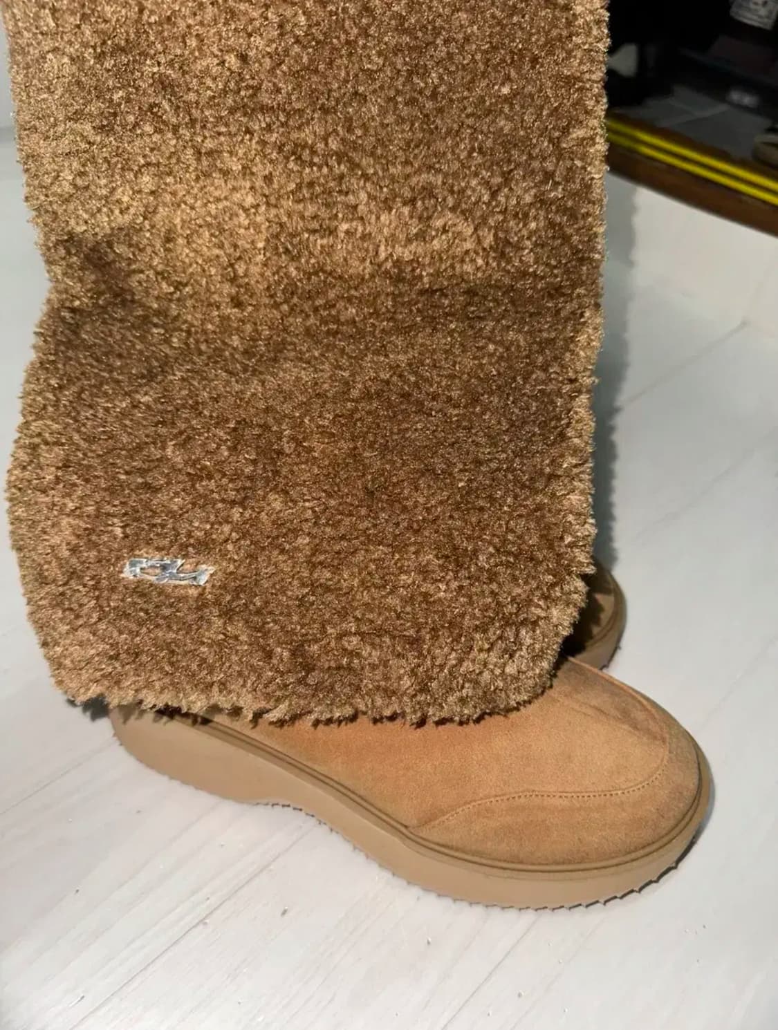 7|호 FUR LEG WARMER CHUNKY BOOTS 245 상품이미지1