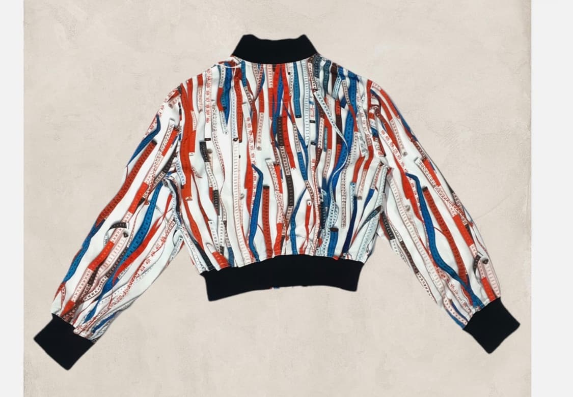 장폴고티에 룰러 그래픽 크롭 블루종 자켓 38  상품이미지3