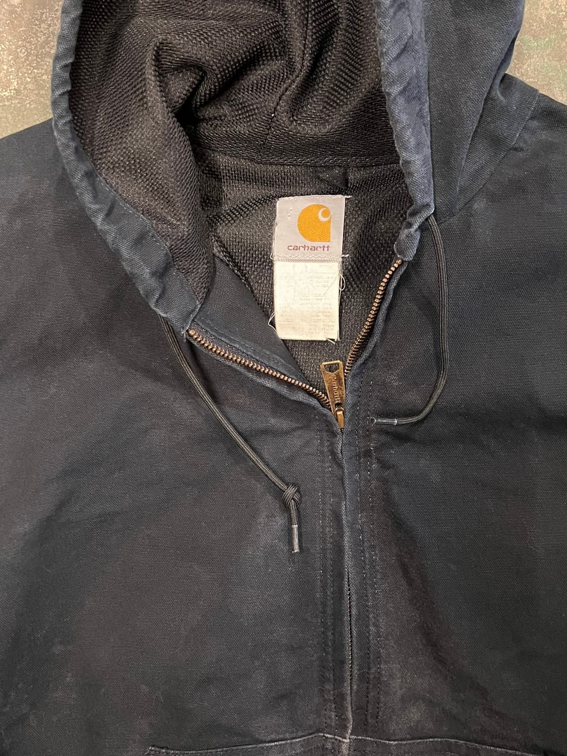 [L] 칼하트 J131 액티브 자켓 써멀 라이닝 캔버스 후드 집업 상품이미지5