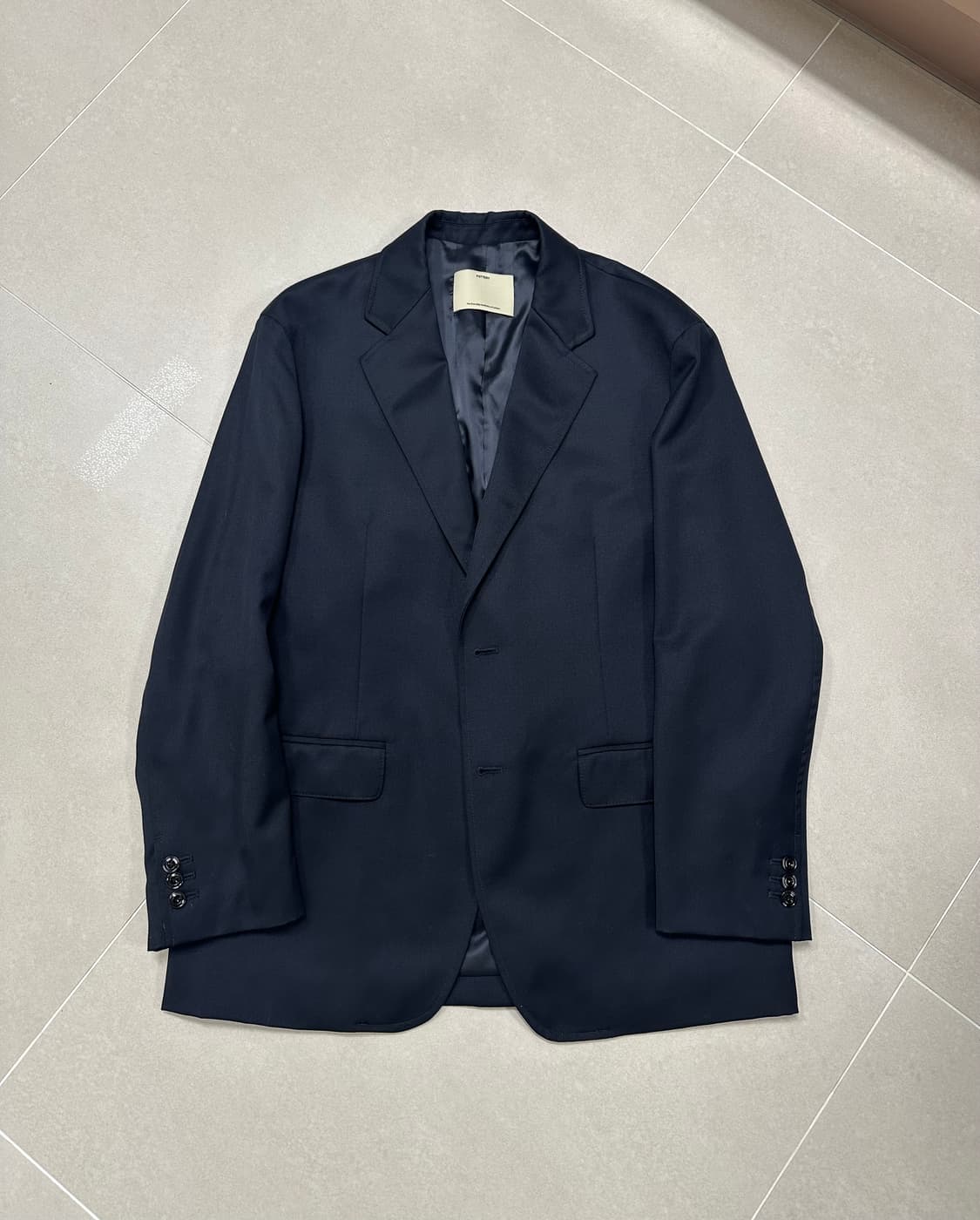 포터리 네이비 울 수트 셋업 2/3 상품이미지2