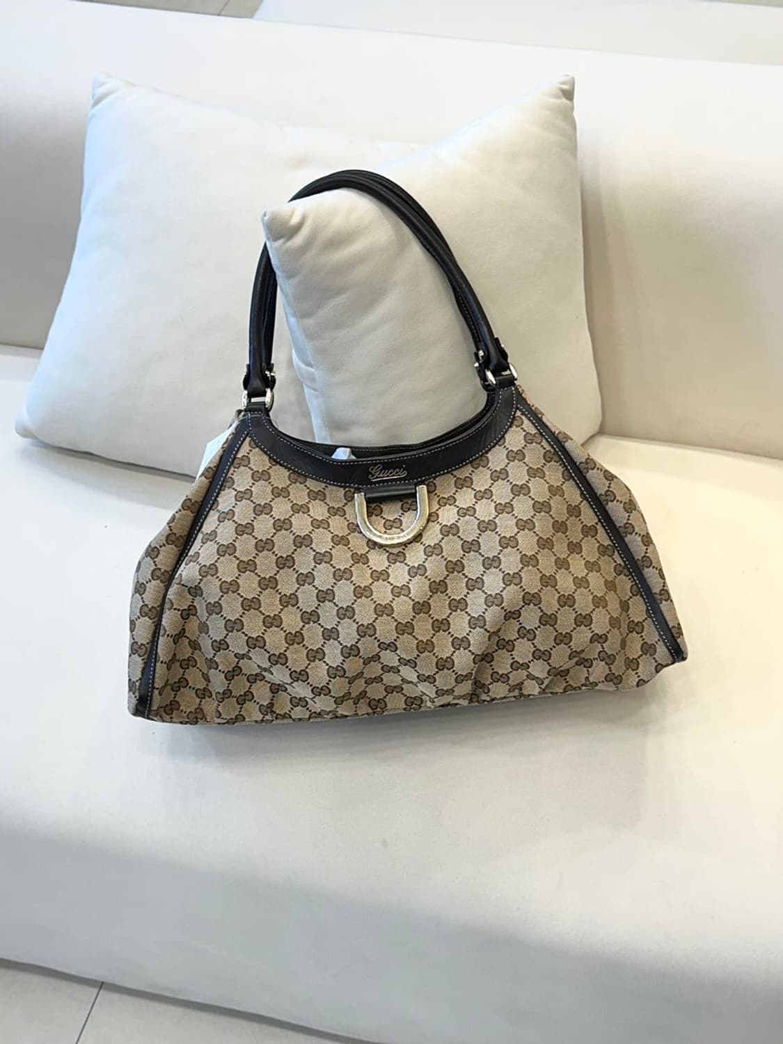 구찌 GG 캔버스 D링 호보 숄더백 (정품) 상품이미지1