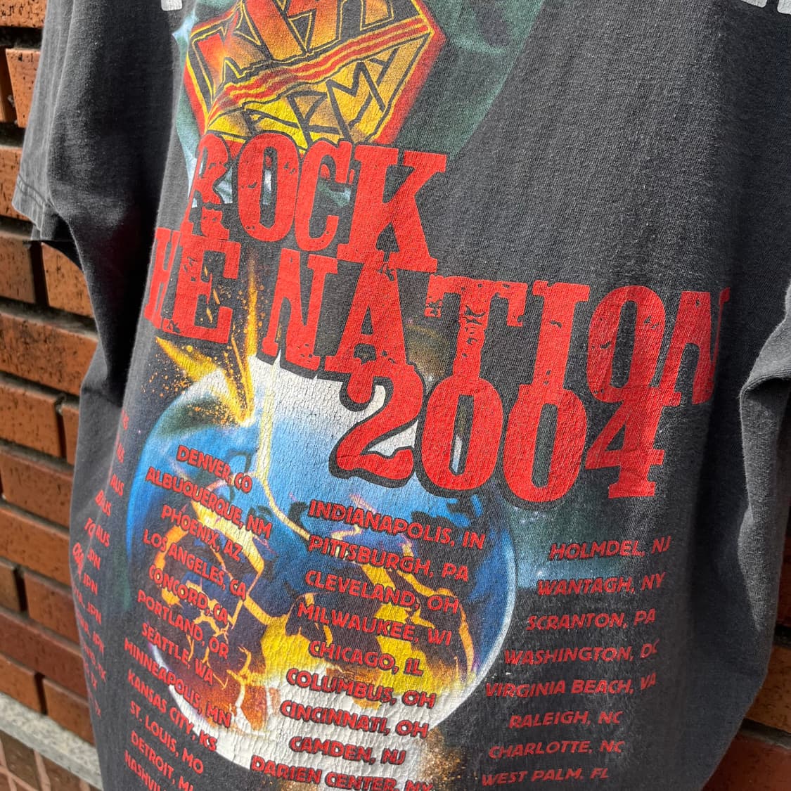 00s KISS 키스 투어 티셔츠 (100-105) 상품이미지4