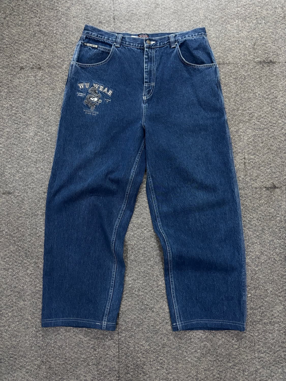 WU WEAR 와이드 데님팬츠 상품이미지1