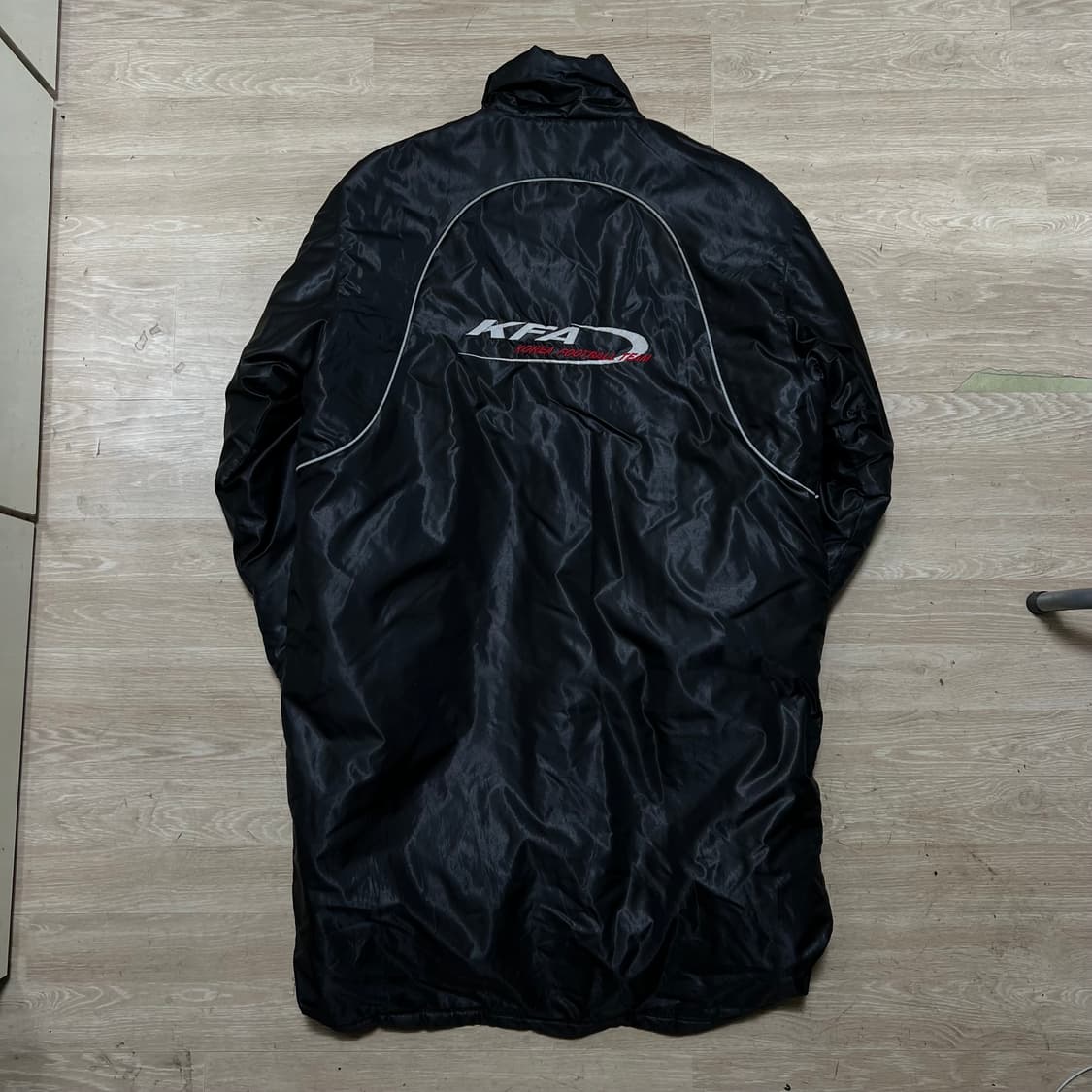 KFA 대한민국 축구 협회 롱패딩 돕바 점퍼 [유광 블랙] M/95 상품이미지5