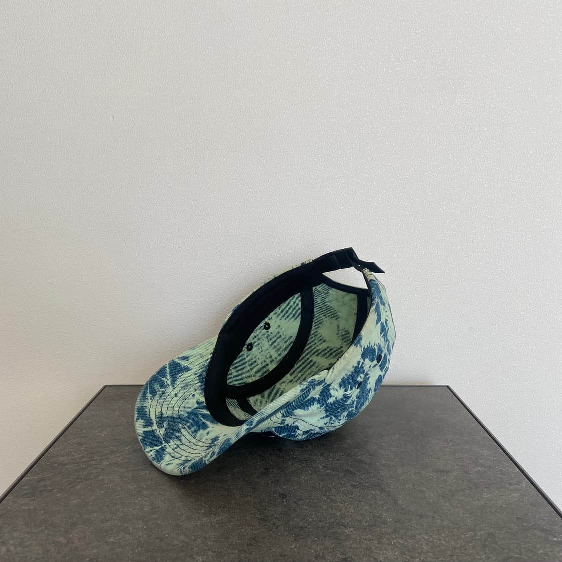 슈프림 데님 다이드 그린 박스로고 캠프캡 모자 22FW 상품이미지7