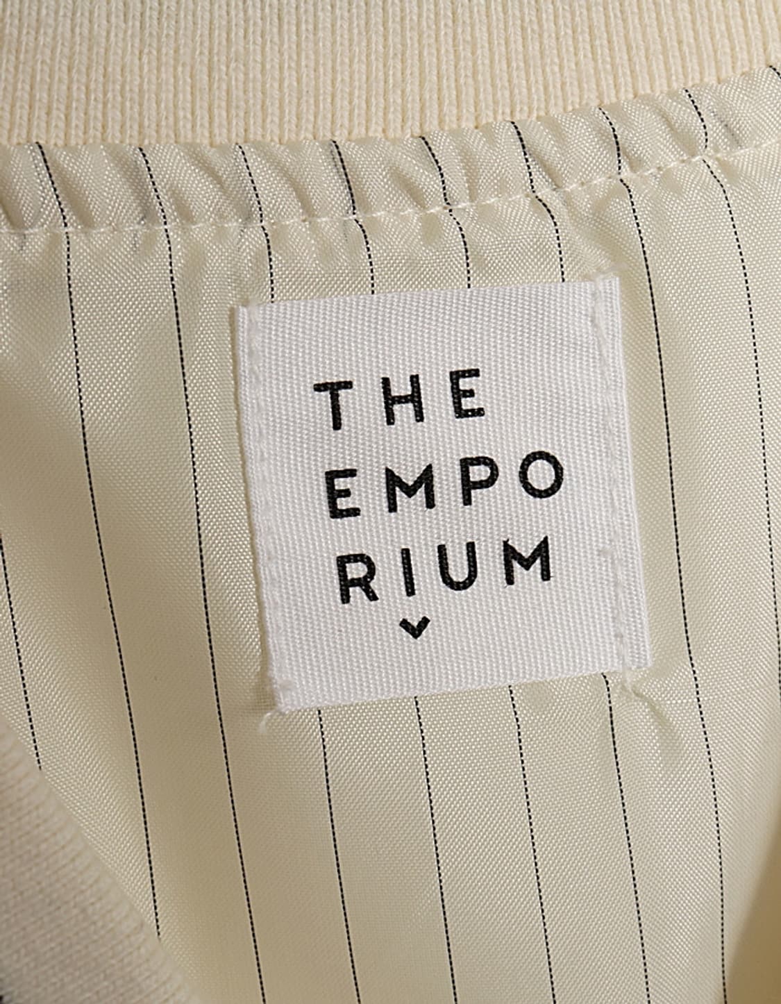 THE EMPORIUM Jersey Sweat Varsity Jacket 상품이미지6