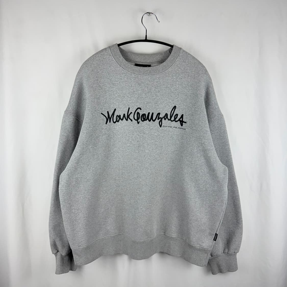 (L) 마크곤잘레스 스펠아웃 맨투맨 그레이 상품이미지2