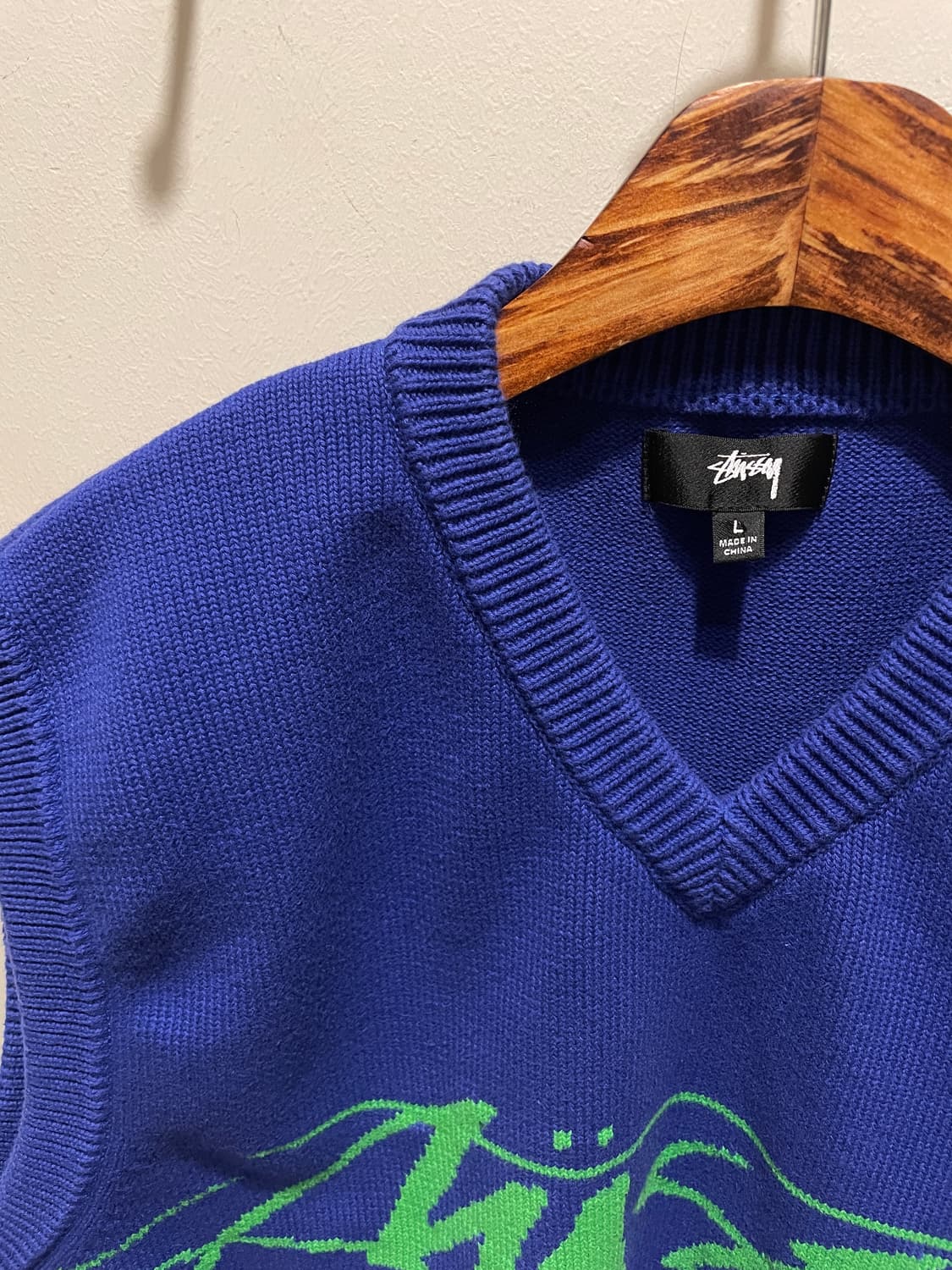 스투시 니트 베스트 L 상품이미지2