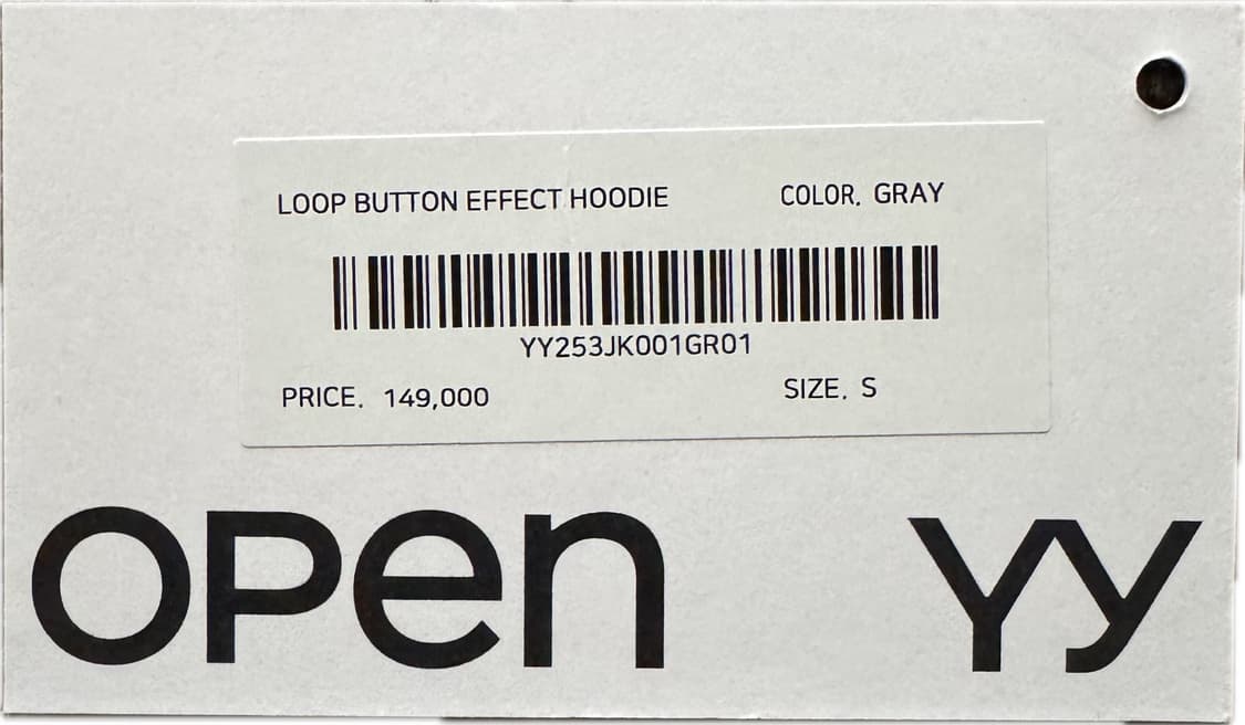 오픈와이와이 후드 집업  상품이미지2