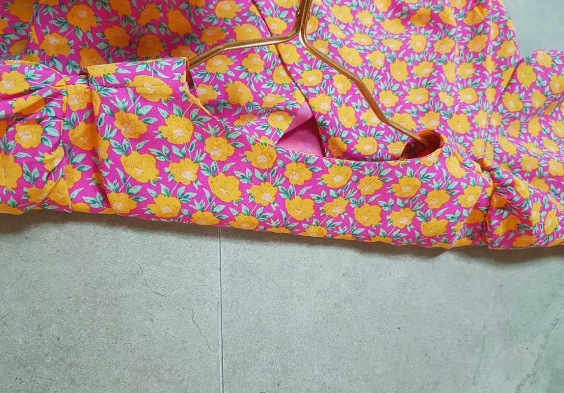 샤틴 플라워 원피스. 55 상품이미지4