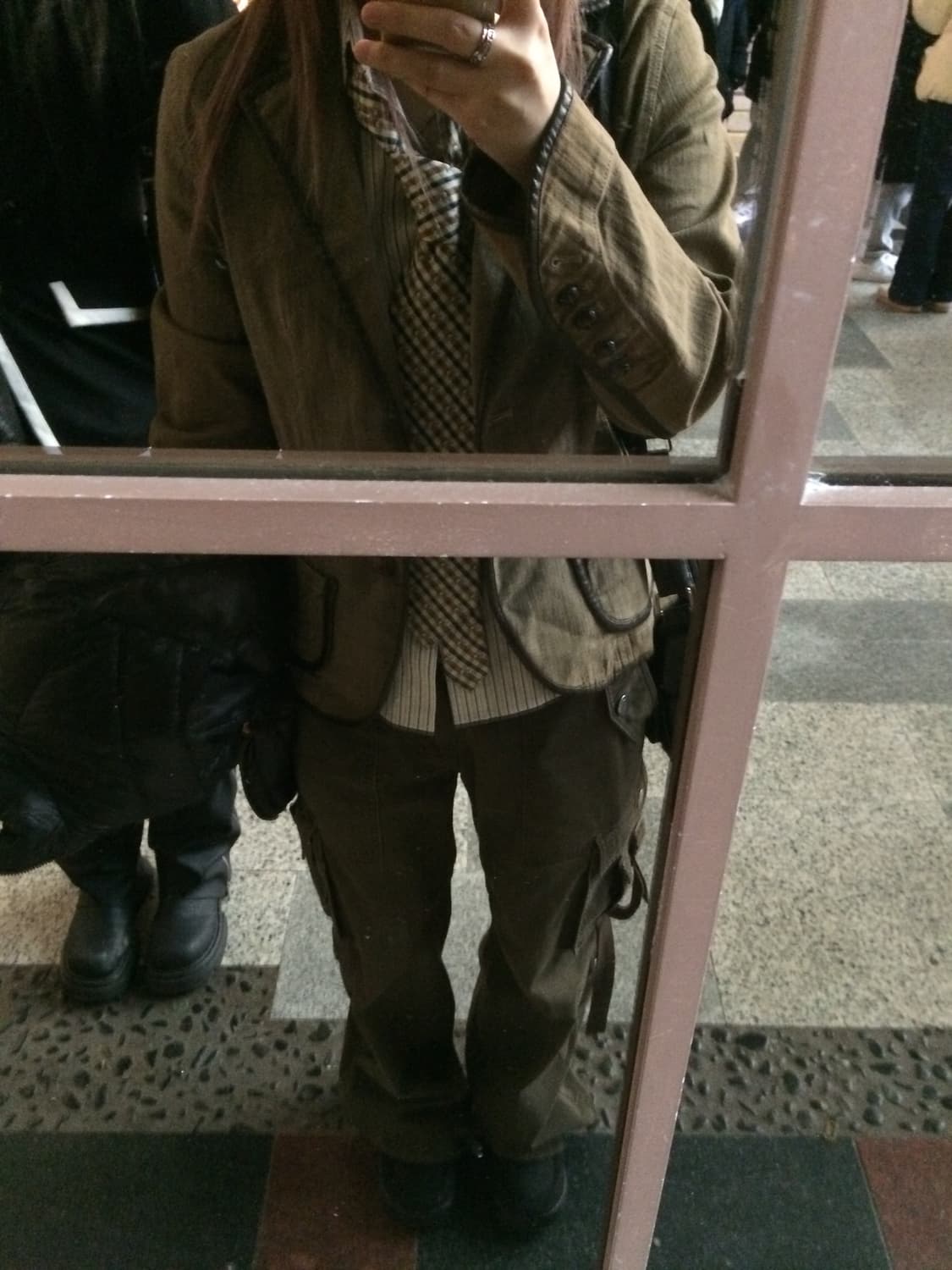 Vintage y2k denim blazer jacket 상품이미지3