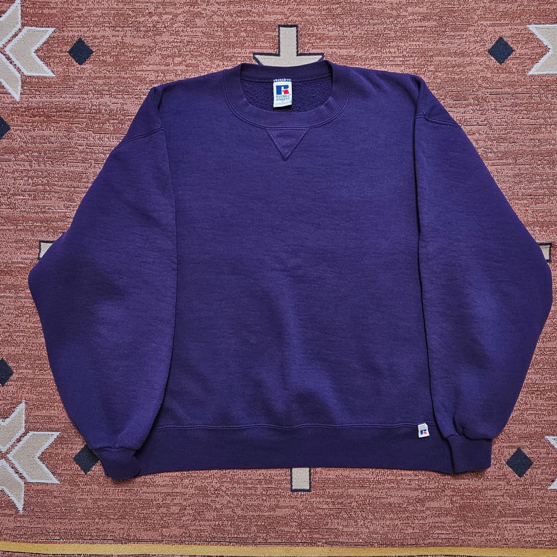 90s 러셀 무지 스웻 / USA 상품이미지1