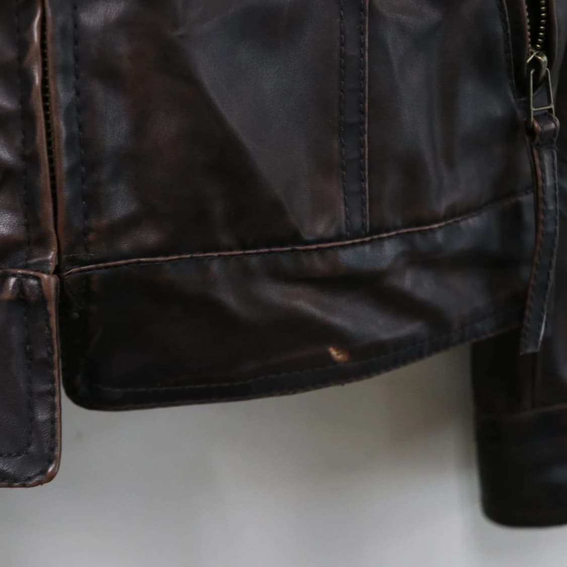  BB DAKOTA 브라운 페이크 레더 자켓 60361 상품이미지7