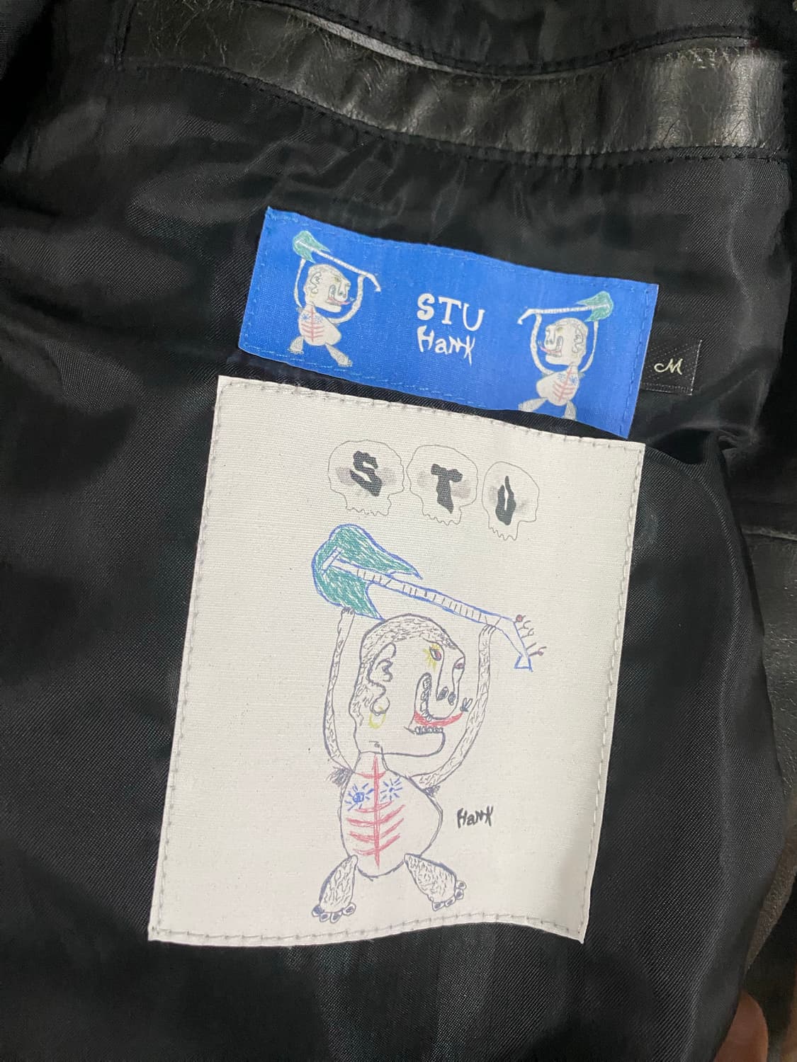 stu 행크 가죽자켓 m 상품이미지7