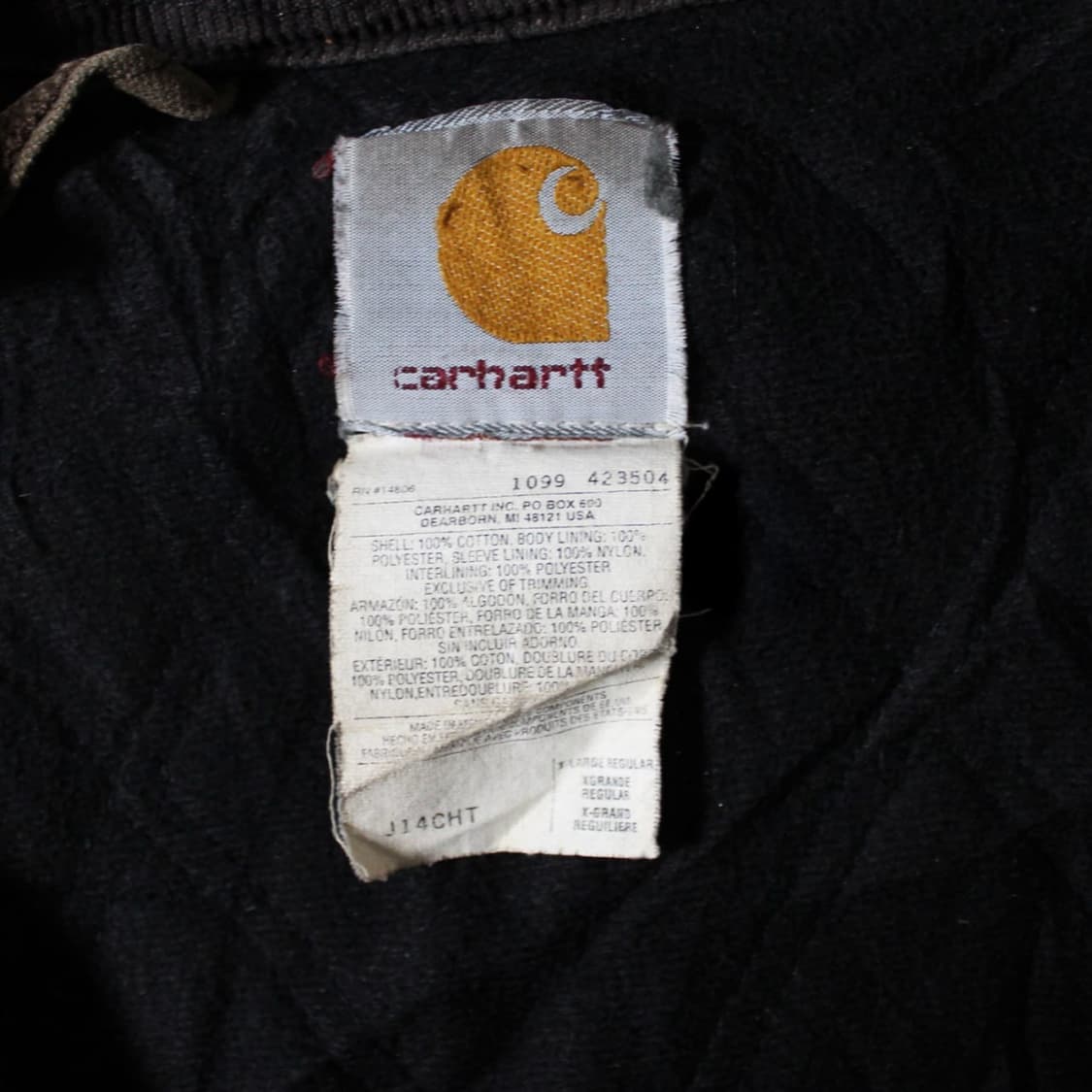 칼하트 J14 CHT 디트로이트 워크 자켓 상품이미지8