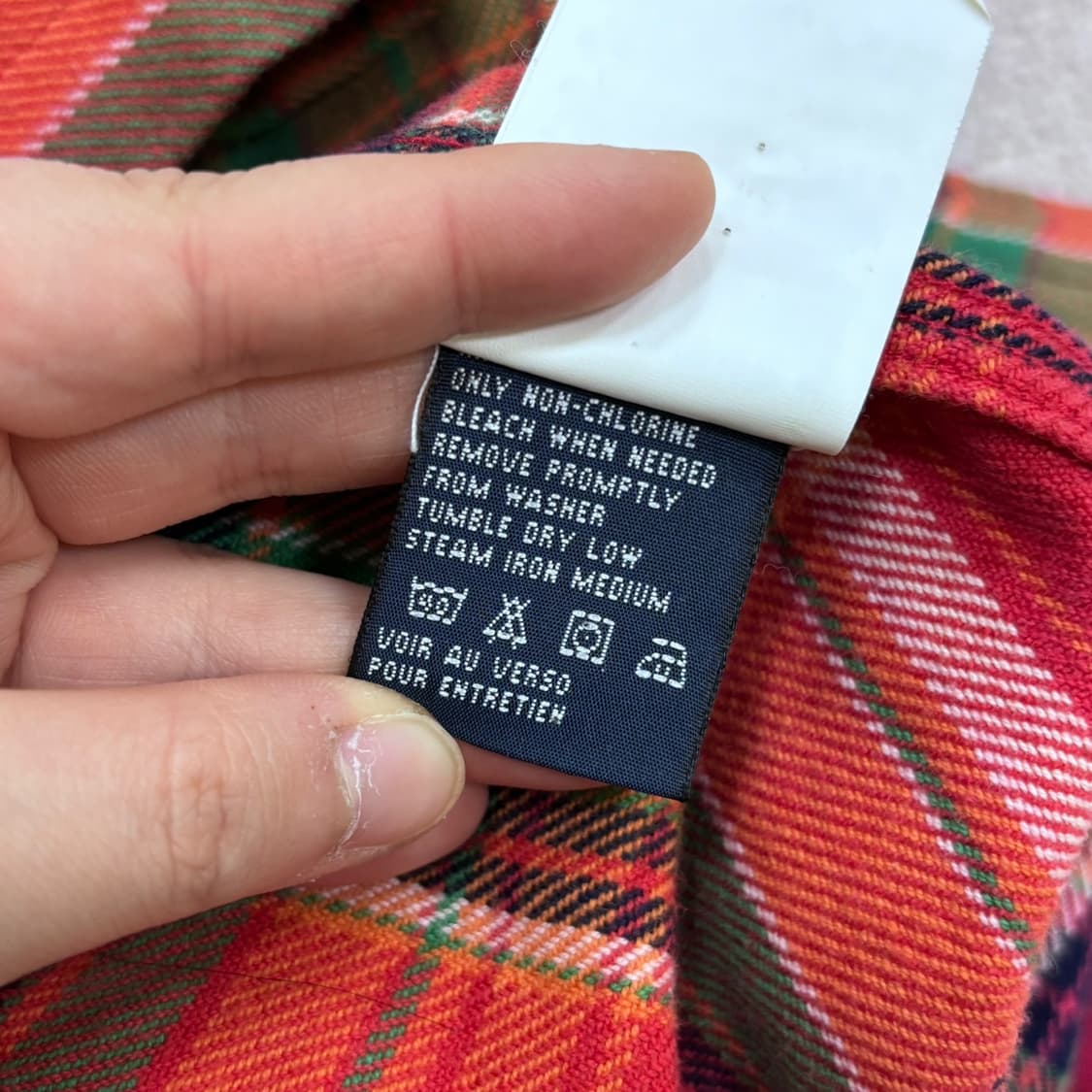 100 폴로랄프로렌 슬림핏 체크 셔츠 0420E 상품이미지5