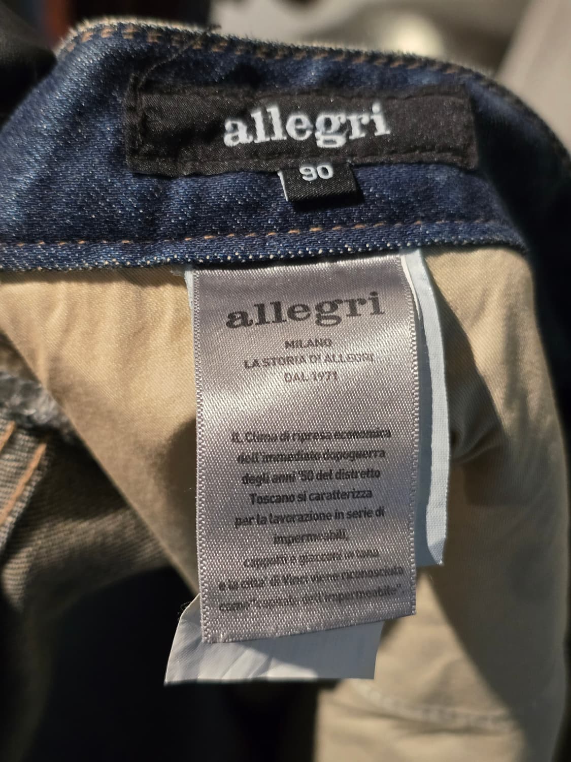 allegri a'd jean 인디고 데님 팬츠 상품이미지4