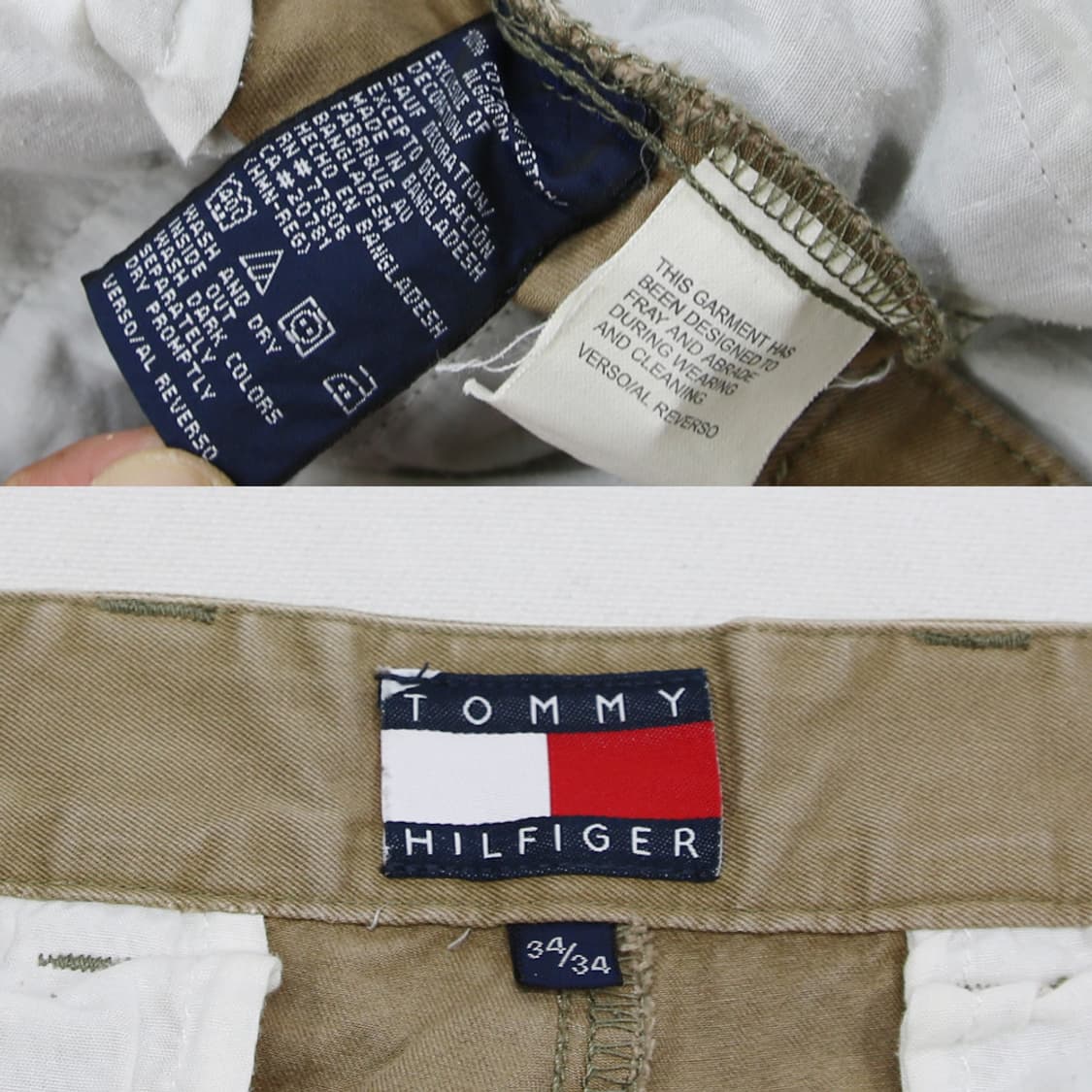 (착용컷) TOMMY HILFIGER 치노 팬츠 (남성용 34-35) 상품이미지6