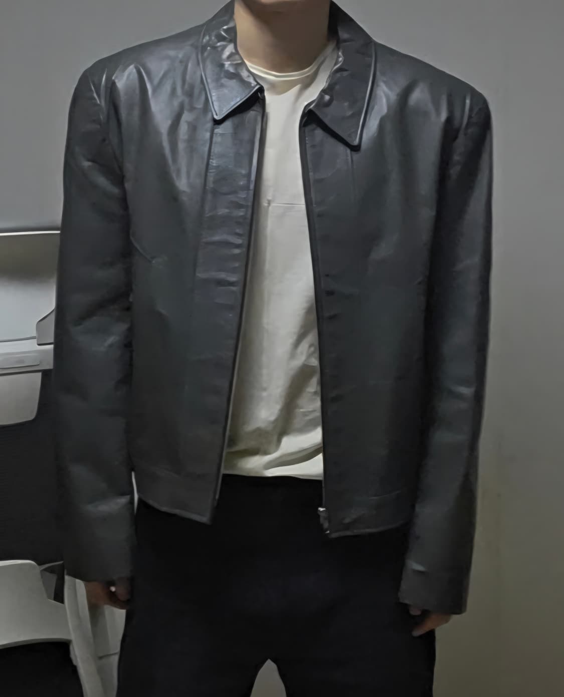 80's 시어스 크롭 레더자켓 상품이미지1