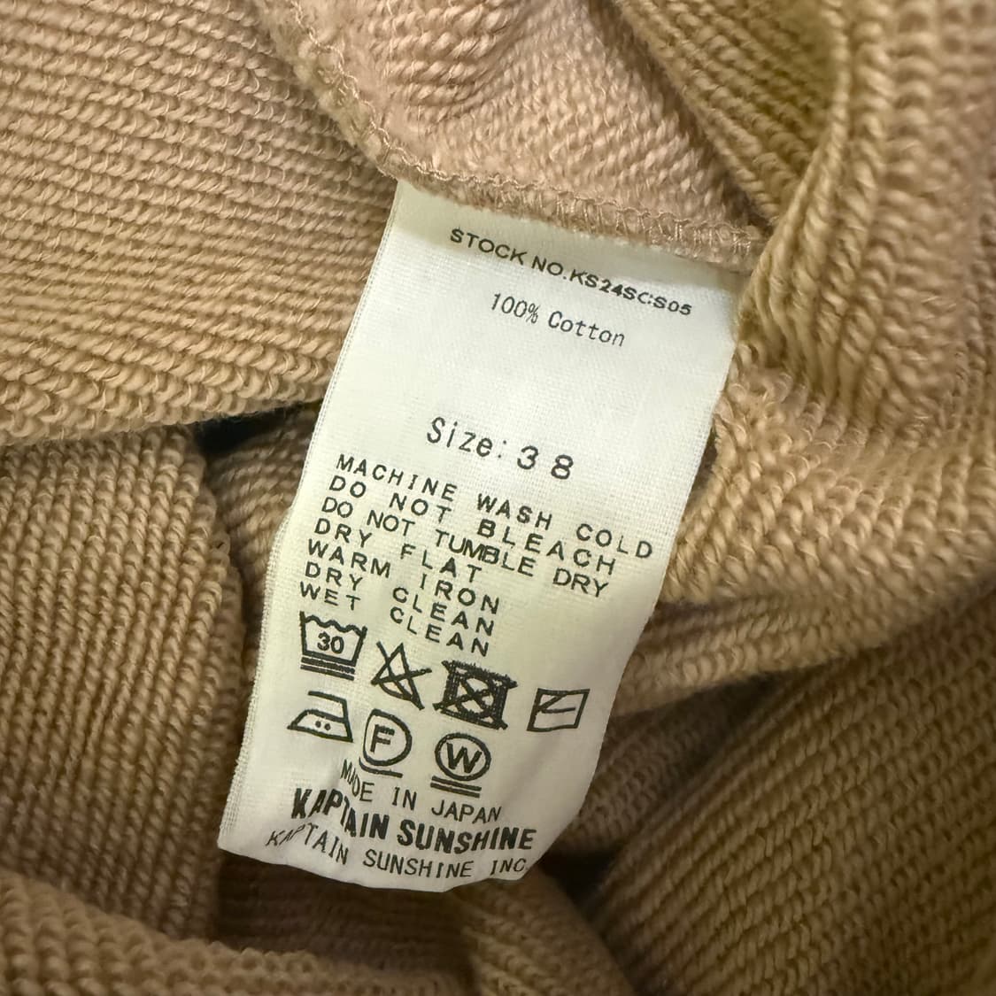 [38] 캡틴 선샤인 수빈 코튼 하프집업 스웻 상품이미지2