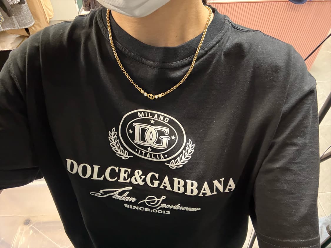 정품 디올 예리 큐빅 목걸이 상품이미지5