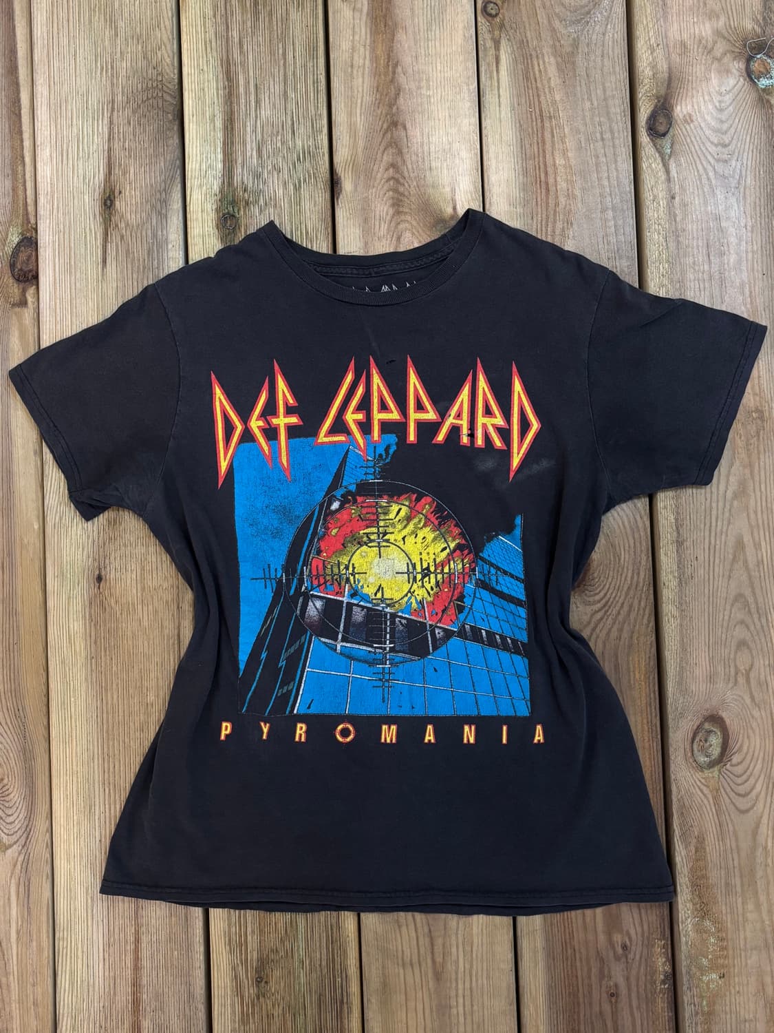 Def Leppard Pyromania Hysteria Tour 밴드 티 상품이미지5