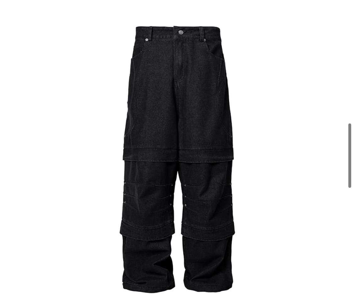 플레이버리즘 Double Layered Wide Denim Pant 상품이미지3