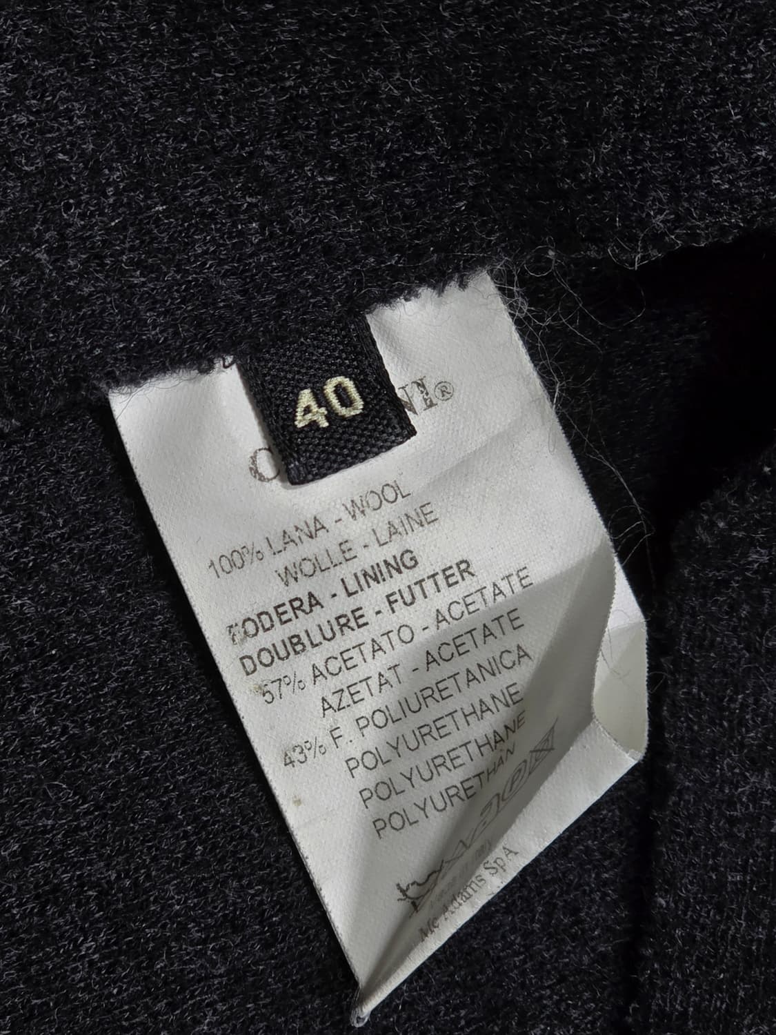 Cividini 치비디니 여성 그레이 울 코트 40사이즈 상품이미지10