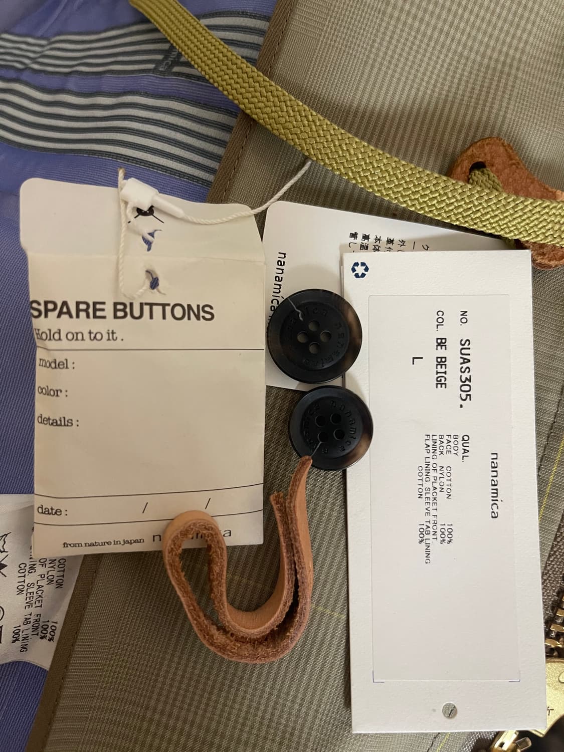 나나미카(nanamica) 고어텍스 크루저 재킷(GORE-TEX) 상품이미지8