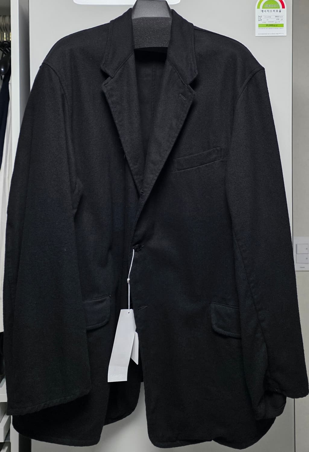 코모리 26ss 블랙 드릴 자켓&팬츠  3 새상품 상품이미지6