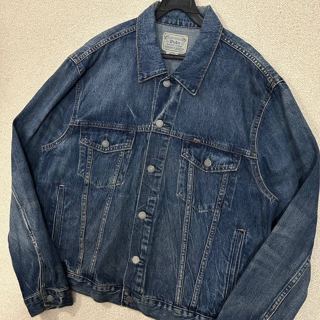 (XL) 폴로 랄프로렌 페이디드 데님 트러커 자켓  상품이미지2