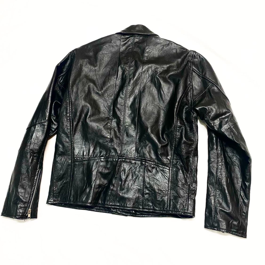 로쉘 - 소가죽 리프로덕트 라이더 자켓 상품이미지4