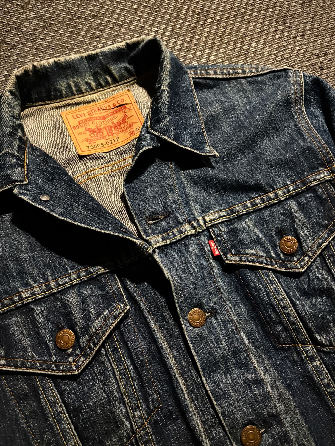 리바이스 트러커 70505 big E 발렌시아 USA🇺🇸 상품이미지4