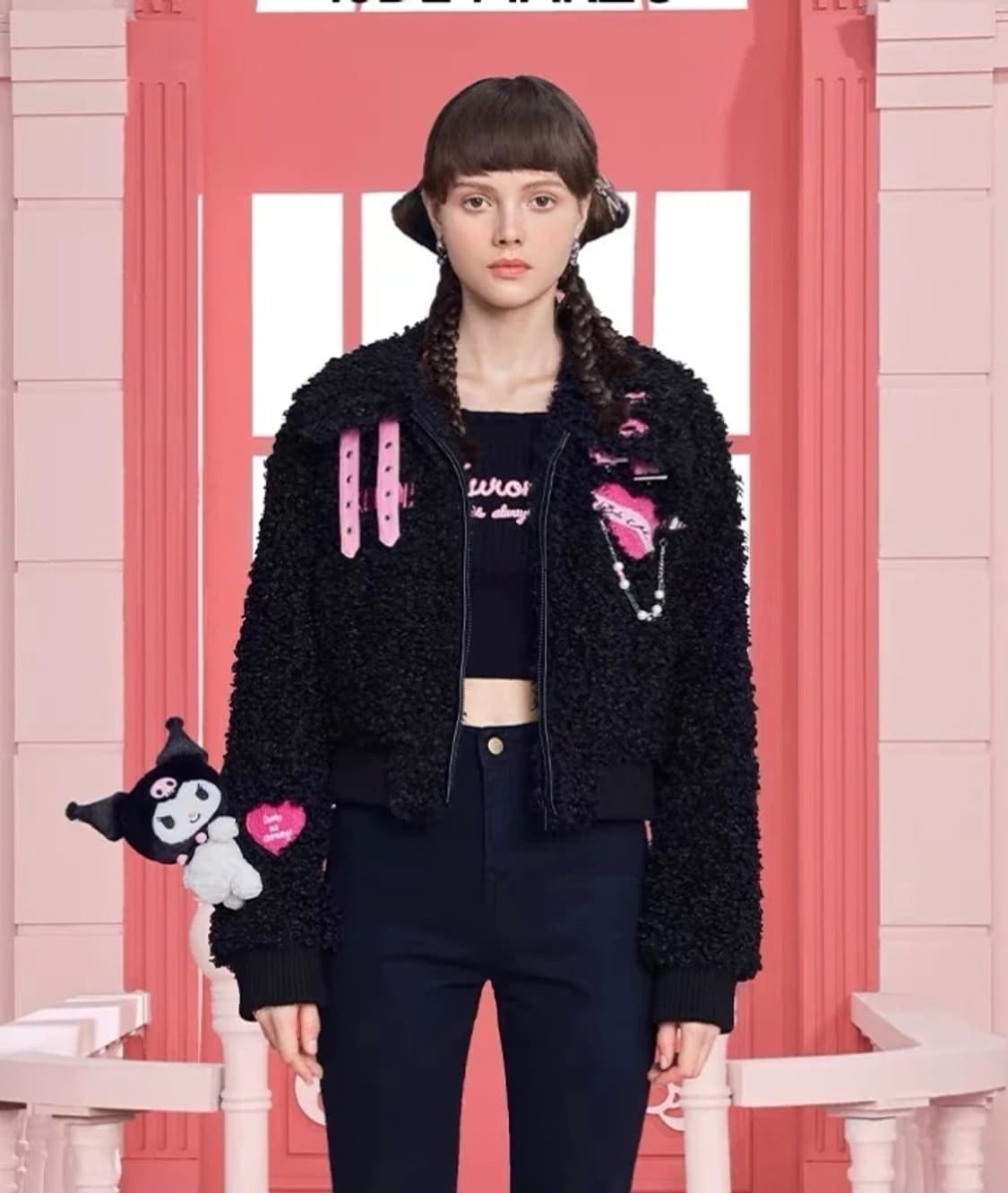 13demarzo 쿠로미 뽀글이자켓 상품이미지1