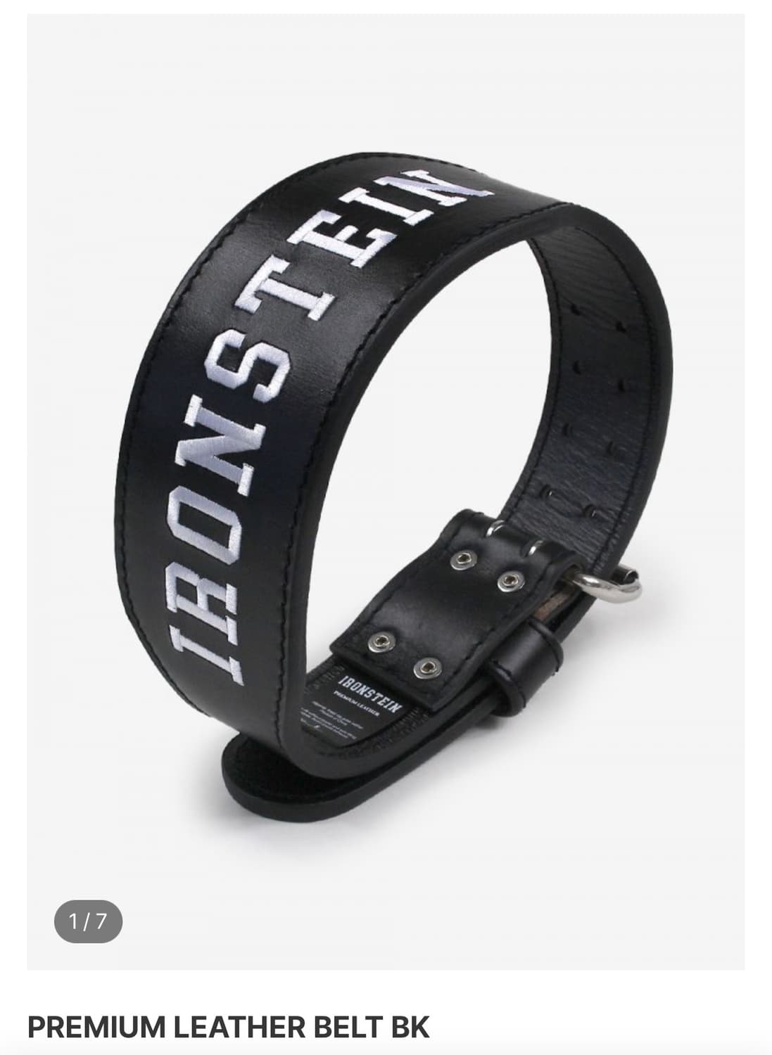 M 아이언슈타인 ironstein 레더벨트 상품이미지1