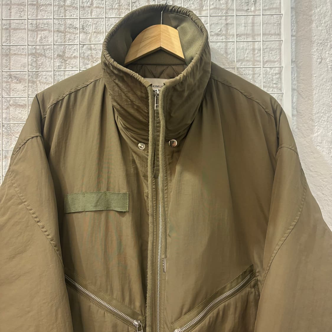 키뮤어 카키 페디드 MA-1 자켓 XL 상품이미지3