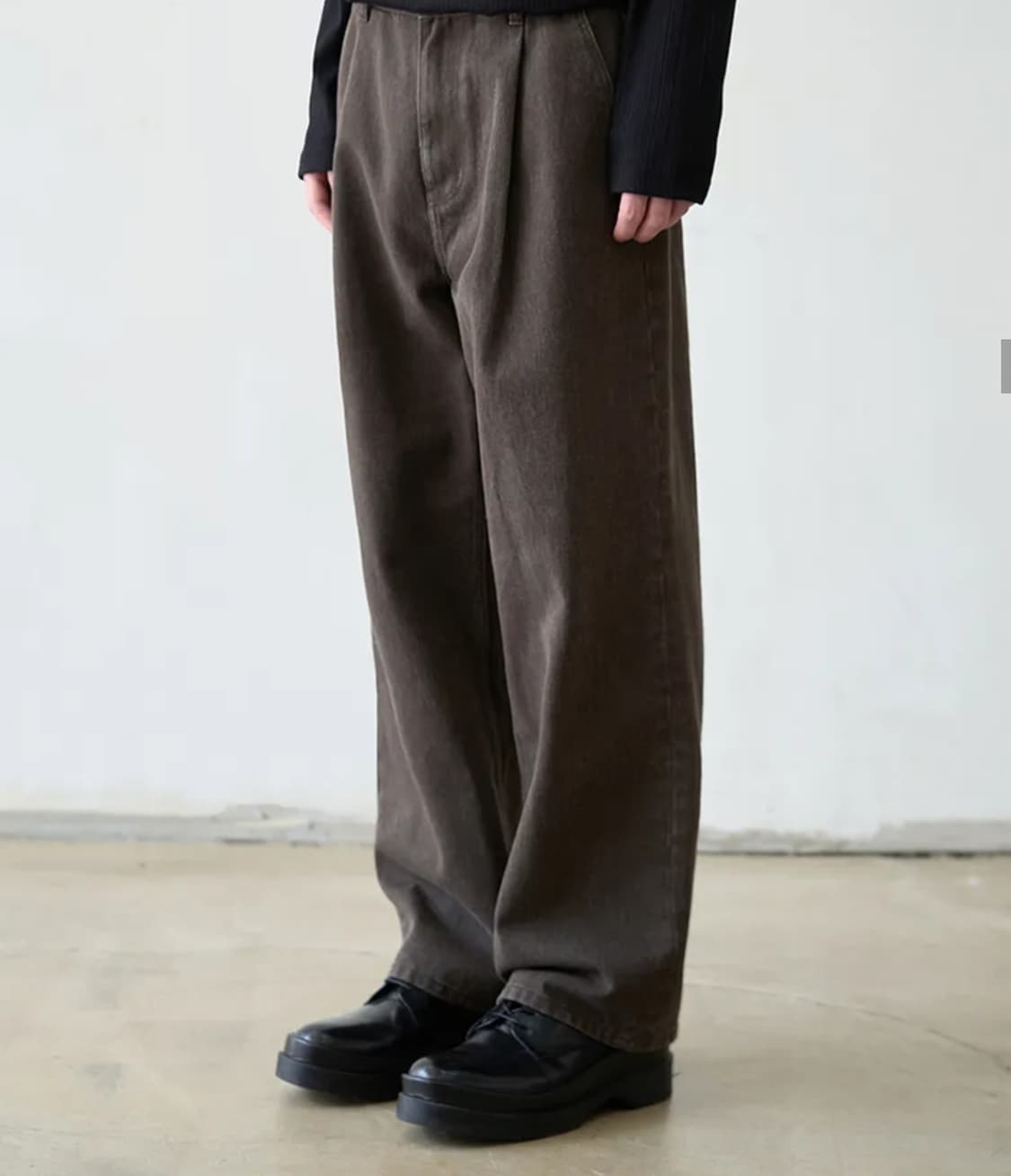 드로우핏 뉴트럴 컬러 데님 팬츠 (브라운) XL 상품이미지1