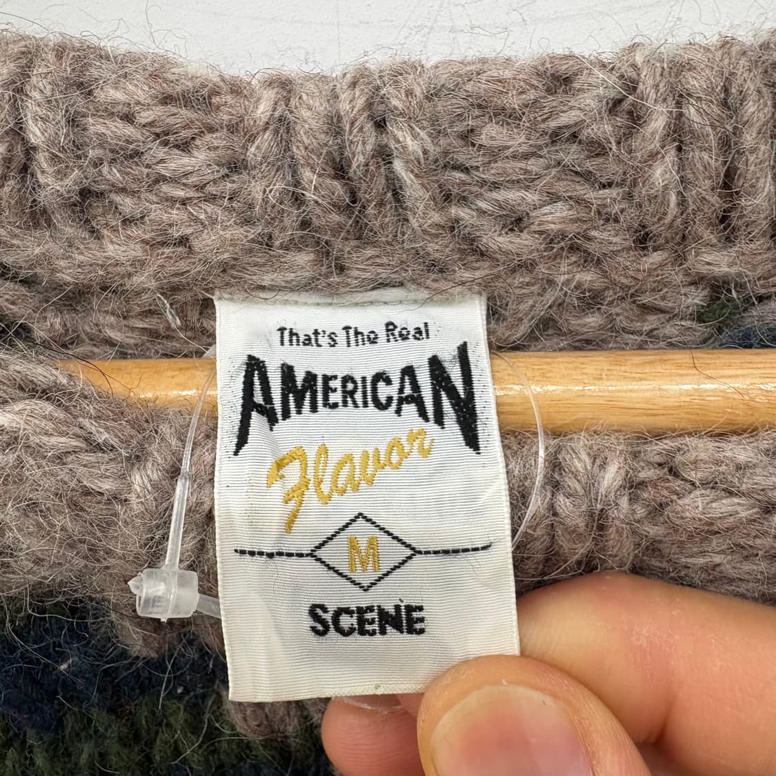 핸드메이드 빈티지 패턴 니트 스웨터 M 상품이미지3