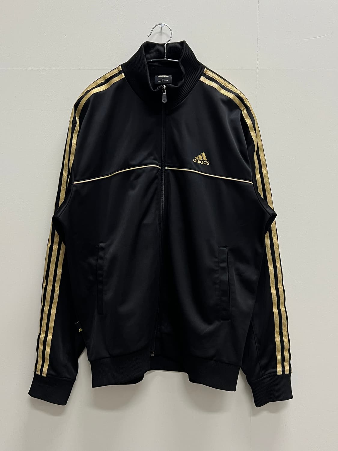 아디다스 올드스쿨 삼선 트랙탑 져지 블랙/골드 상품이미지2