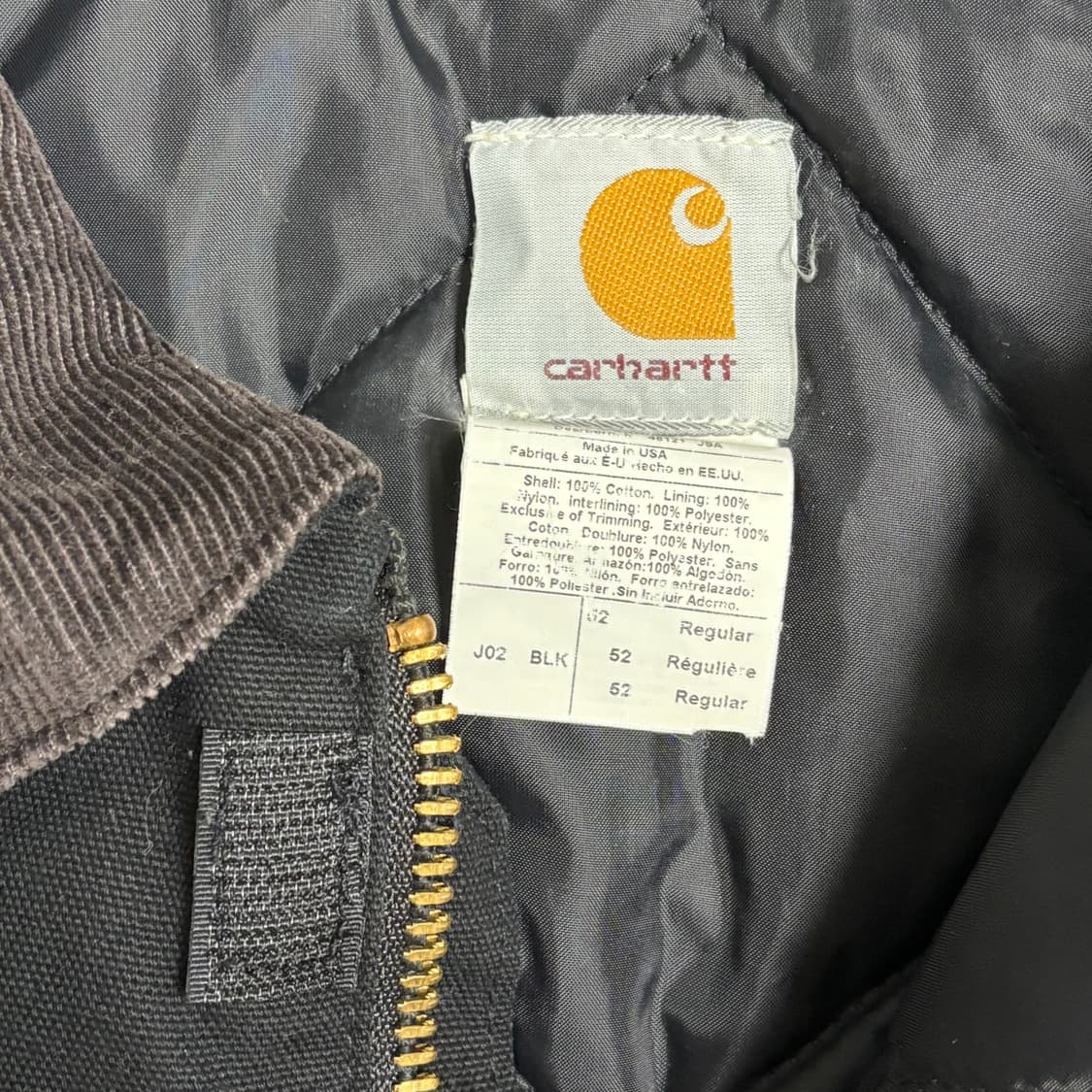 🇺🇸 00s 칼하트 J02 BLK 아크틱 자켓 상품이미지6