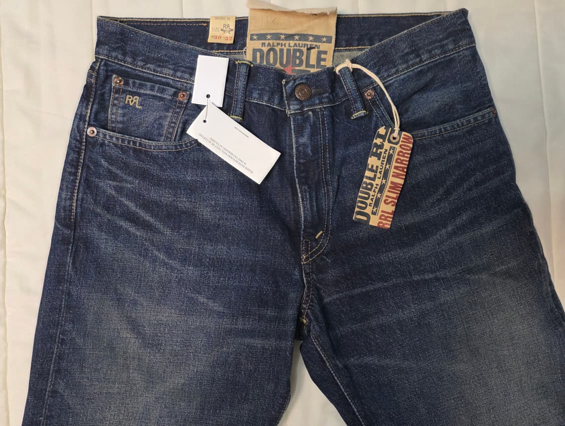 RRL 더블알엘 슬림 내로우 데님 팬츠 상품이미지2