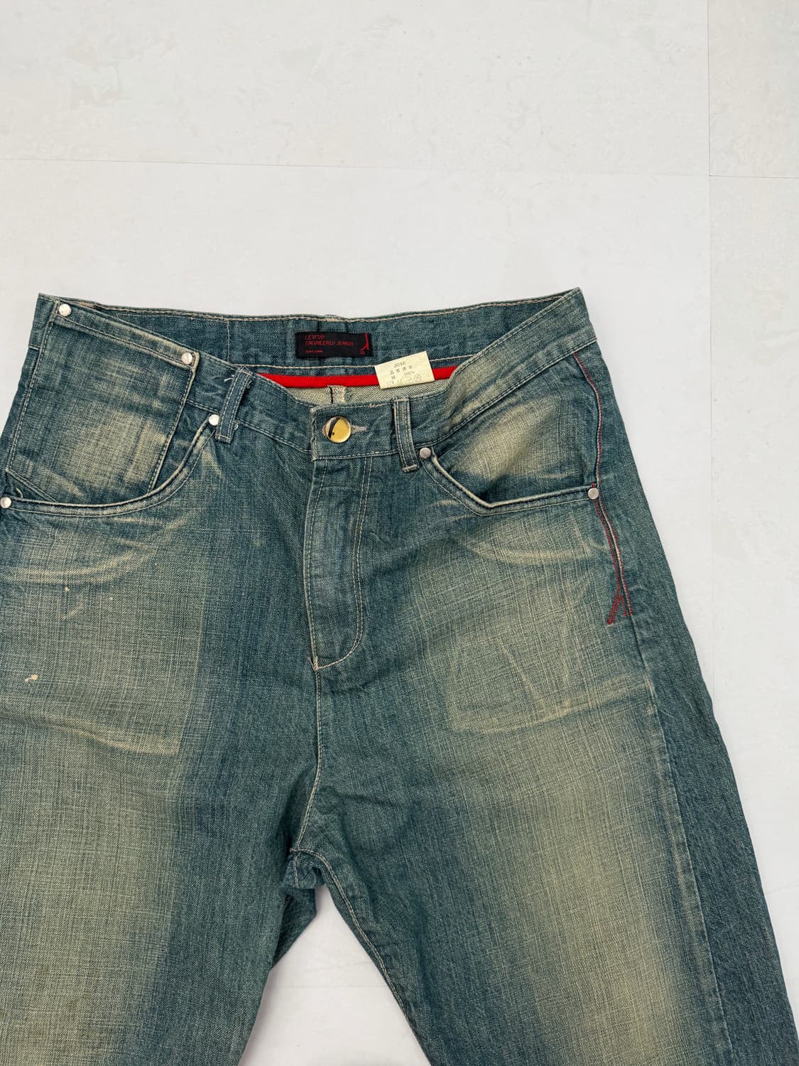 리바이스 엔지니어드 옐로우 워싱 하프팬츠 상품이미지6