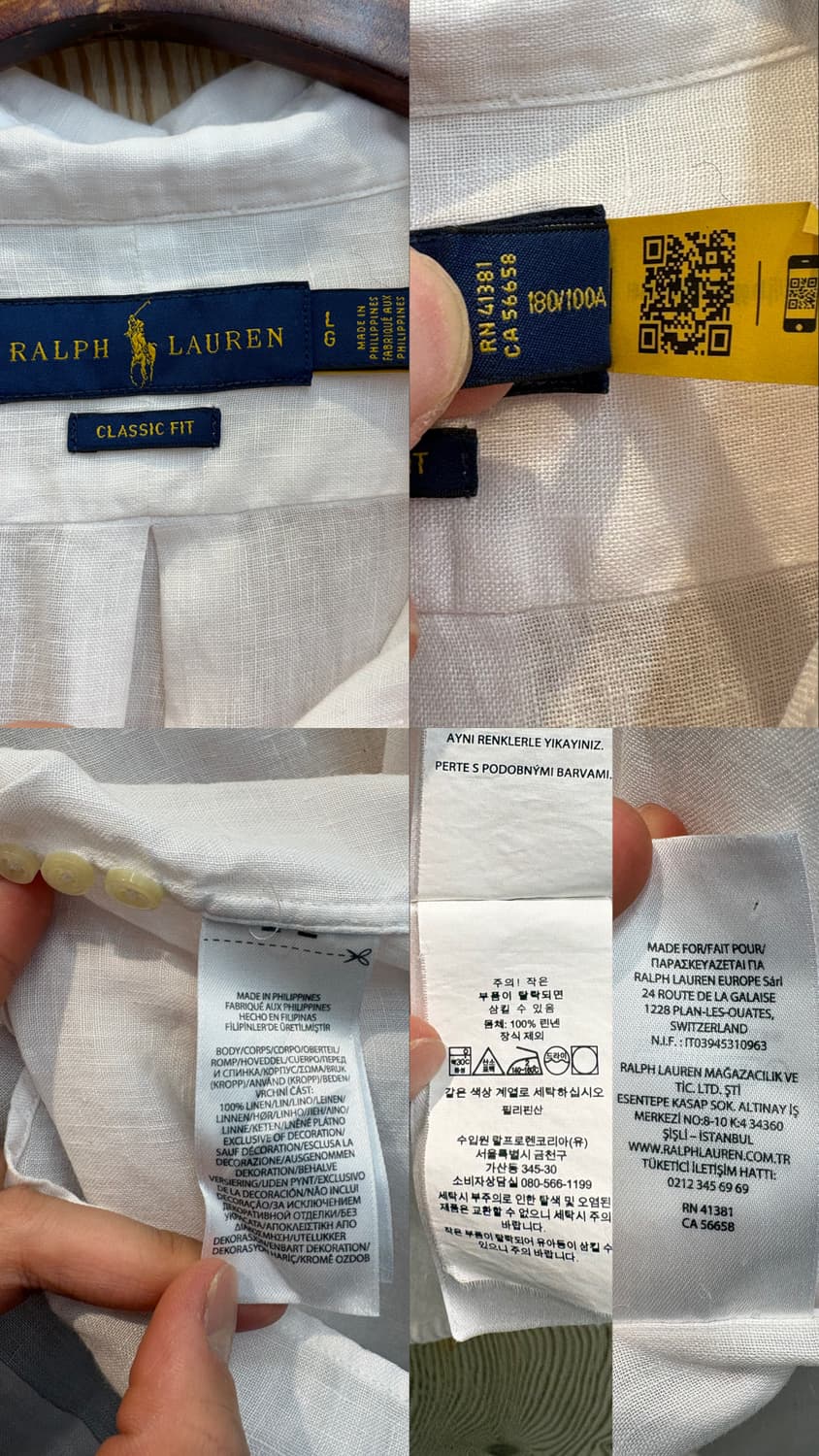 폴로 랄프로렌 린넨 셔츠 상품이미지9