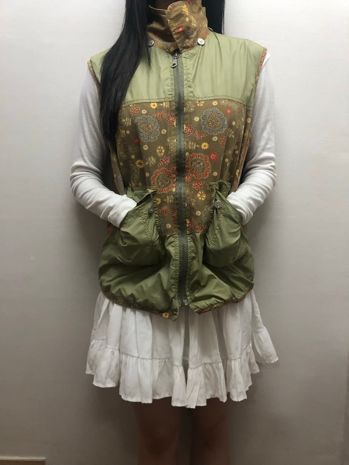 빈티지 카키 모리 베스트 상품이미지1