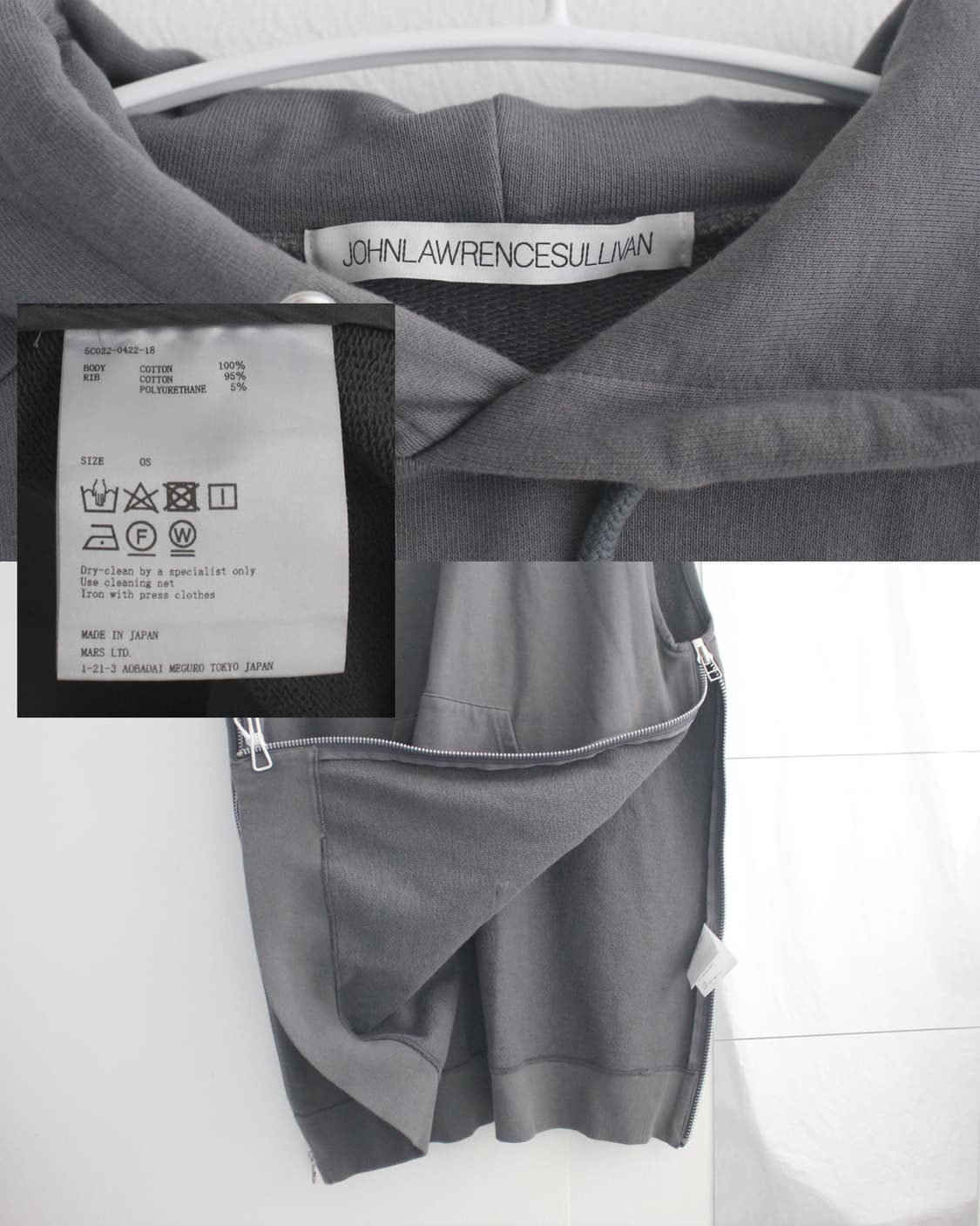johnlawrencesullivan sleeveless longhood 상품이미지5