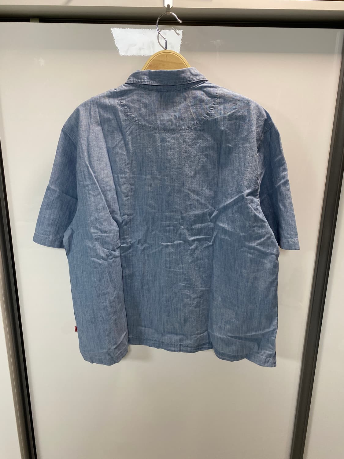 리바이스 샴브레이 반팔 셔츠 L 상품이미지2