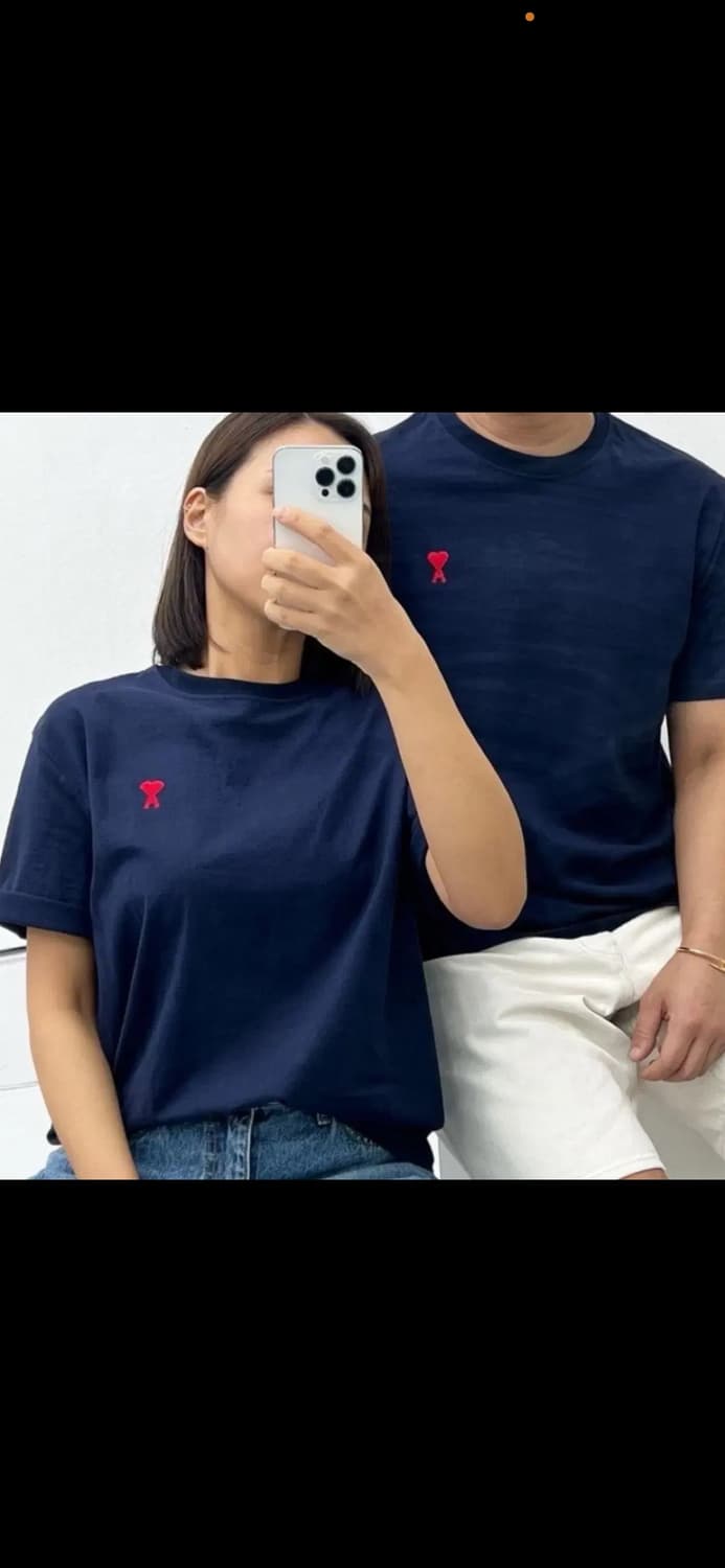 🔥[무료배송/새상품]🔥아미 라운드 반팔티 2 color  상품이미지7